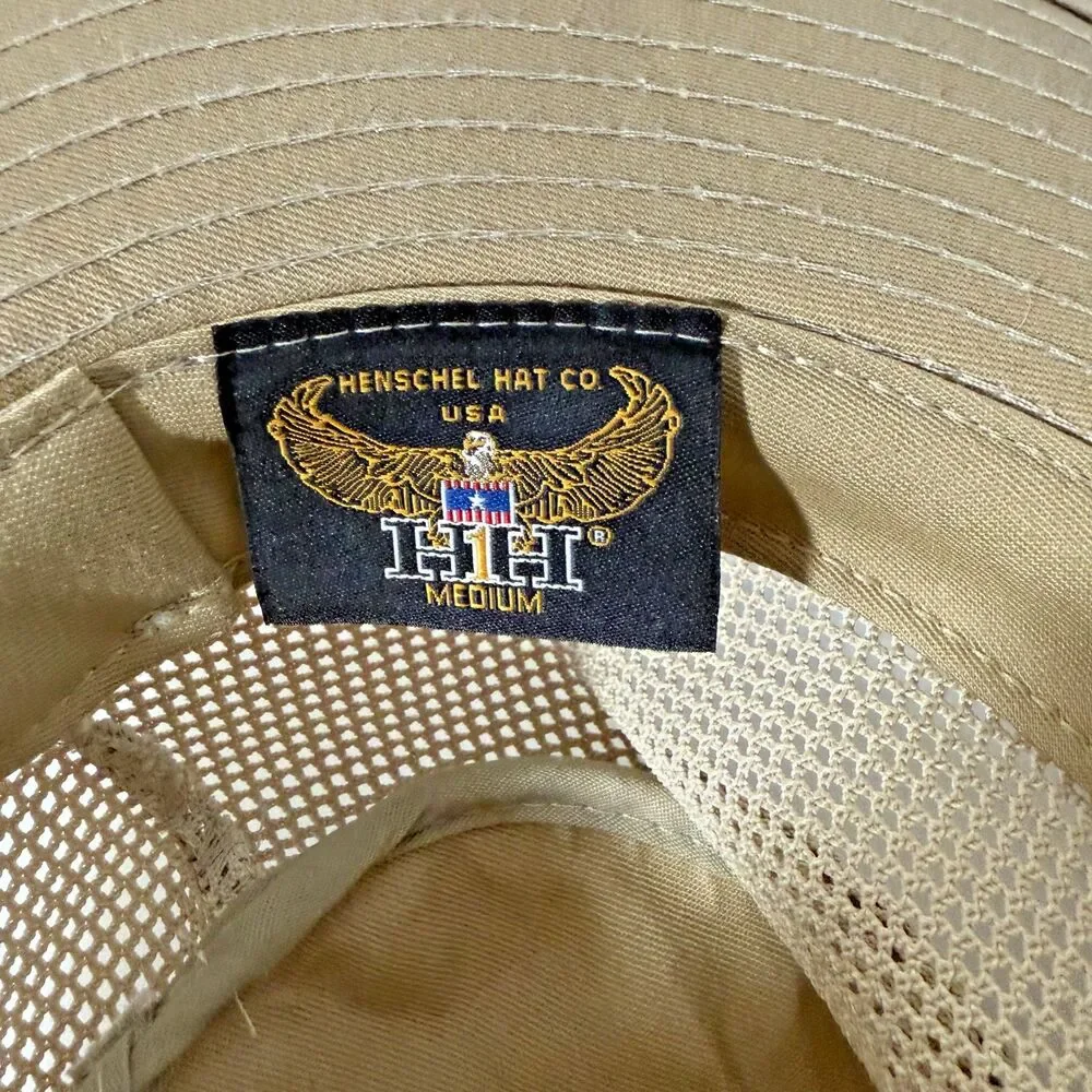 Henschel Safari Sun Hat Wide Brim Mesh Crown Outdoor Hiking Fishing Hat Medium